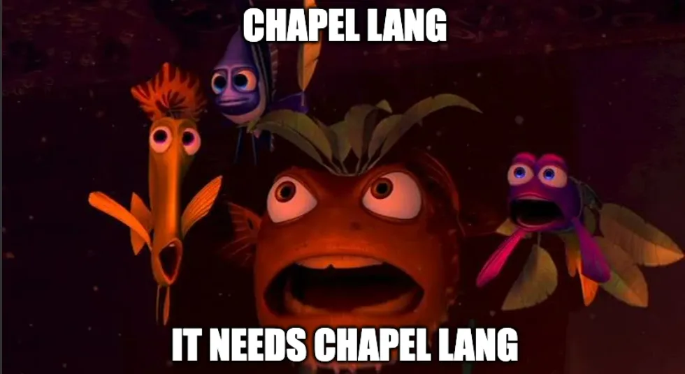 It needs Chapel Lang